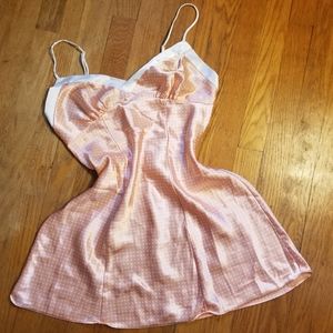 Pink and white polkdaot nightie